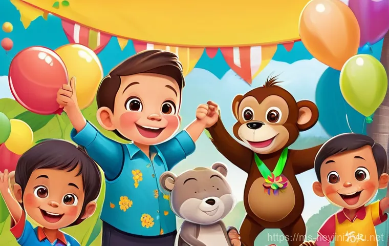 헤이지니 인기 이유 - **Prompt:** A group of three adorable, diverse Malaysian animated children, two girls and one boy, a...